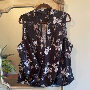 Rachel Roy Surplice Floral Blouse
